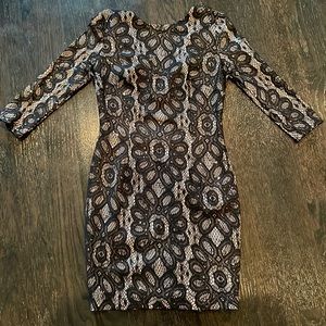 Alexia Admor Long Sleeve Cocktail Dress